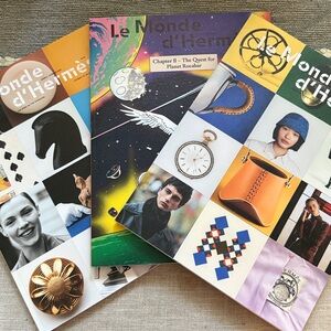 Authentic Hermes Magazines 3 pieces limited edition
